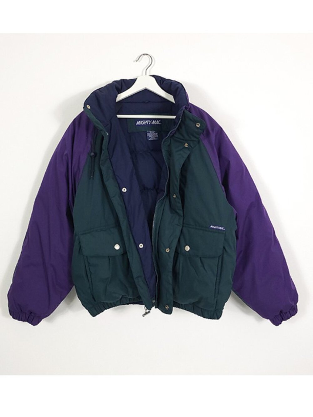 Vintage 80s Mighty Mac Norsac Duck Down Puffer Jacket
